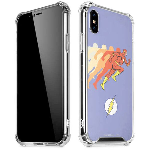 DC Comics The Flash Speed Mode Pose iPhone XS Max Clear Case