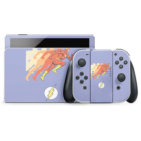 DC Comics The Flash Speed Mode Pose Nintendo Switch OLED (2021) Skin