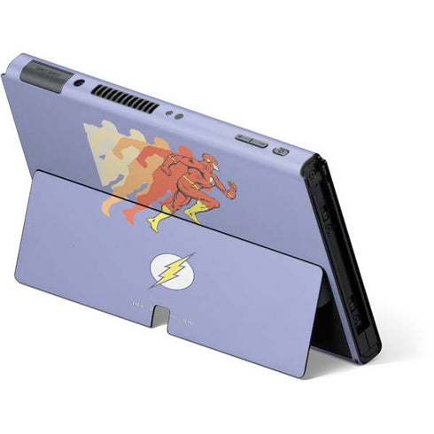 DC Comics The Flash Speed Mode Pose Nintendo Switch OLED (2021) Skin