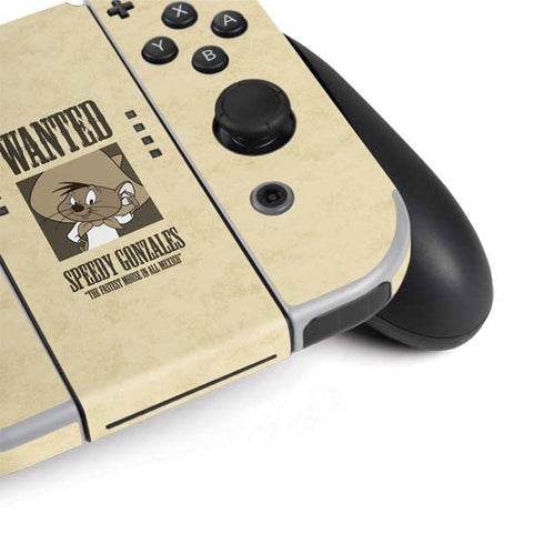 Looney Tunes Speedy Gonzales- Andale! Andale! Nintendo Switch OLED (2021) Skin