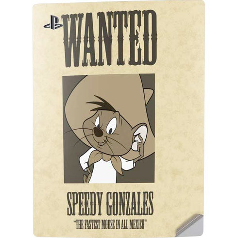Looney Tunes Speedy Gonzales- Andale! Andale! PS5 Digital Edition Console Skin