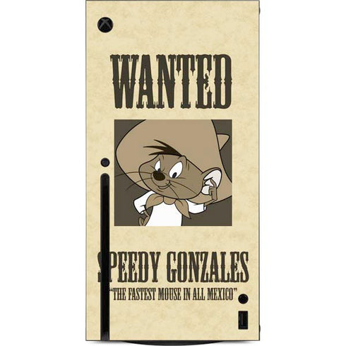 Looney Tunes Speedy Gonzales- Andale! Andale! Xbox Series X Console Skin