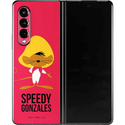 Looney Tunes Speedy Gonzales Identity Galaxy Z Fold3 5G Skin