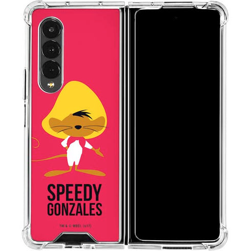 Looney Tunes Speedy Gonzales Identity Galaxy Z Fold4 5G Clear Case