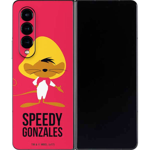 Looney Tunes Speedy Gonzales Identity Galaxy Z Fold4 5G Skin