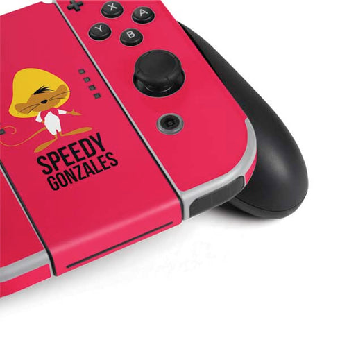 Looney Tunes Speedy Gonzales Identity Nintendo Switch OLED (2021) Skin