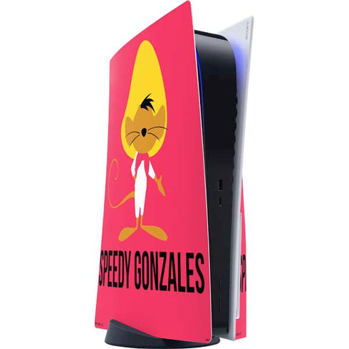 Looney Tunes Speedy Gonzales Identity PS5 Console Skin
