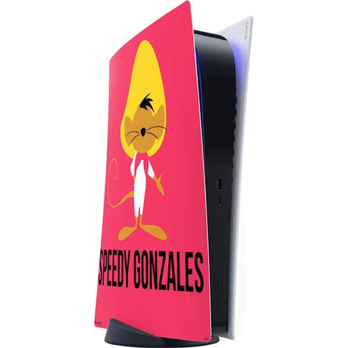 Looney Tunes Speedy Gonzales Identity PS5 Digital Edition Console Skin