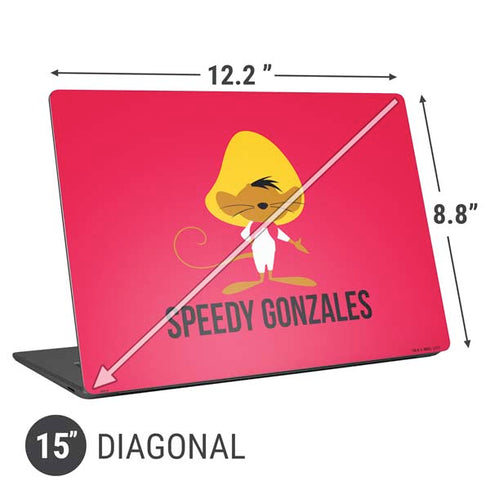 Looney Tunes Speedy Gonzales Identity Universal Laptop 15in (12.2 x 8.8in) Skin