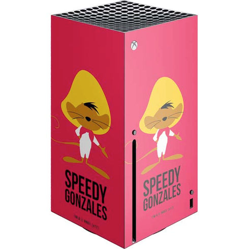 Looney Tunes Speedy Gonzales Identity Xbox Series X Console Skin