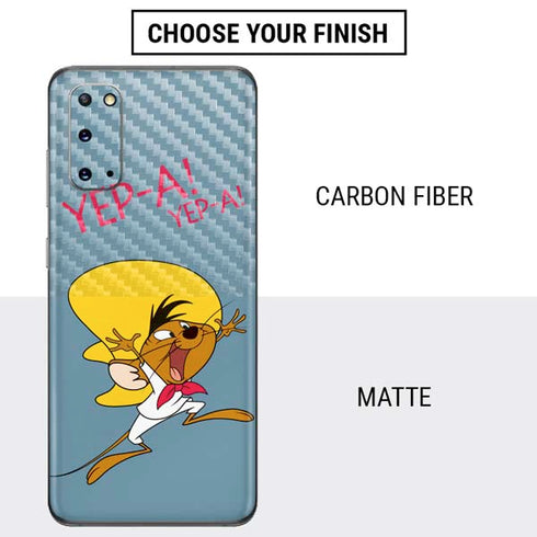 Looney Tunes Speedy Gonzales -Yepa! Yepa! Galaxy S20 Skin