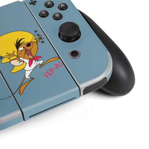 Looney Tunes Speedy Gonzales -Yepa! Yepa! Nintendo Switch OLED (2021) Skin