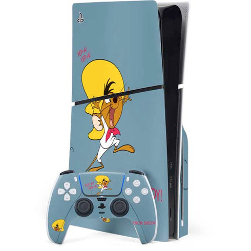 Looney Tunes Speedy Gonzales -Yepa! Yepa! PS5 Slim Disk Bundle Skin