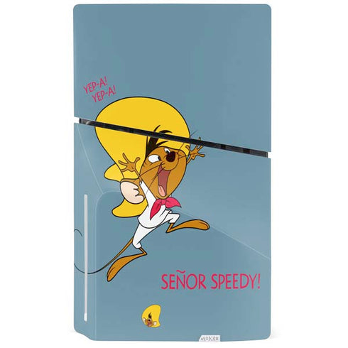 Looney Tunes Speedy Gonzales -Yepa! Yepa! PS5 Slim Disk Bundle Skin