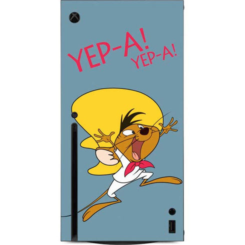 Looney Tunes Speedy Gonzales -Yepa! Yepa! Xbox Series X Console Skin