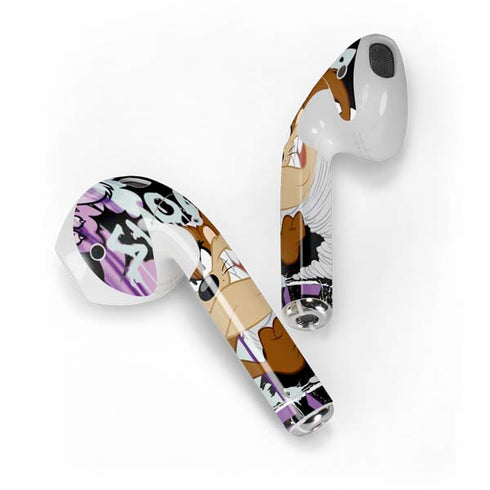Looney Tunes Splatter Paint Tasmanian Devil Apple AirPods Skin