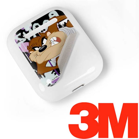 Looney Tunes Splatter Paint Tasmanian Devil Apple AirPods Skin