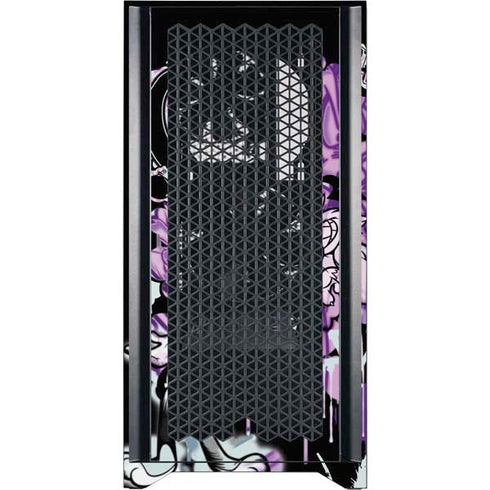 Looney Tunes Splatter Paint Tasmanian Devil Corsair 4000D Tempered Glass Mid-Tower ATX Case Skin