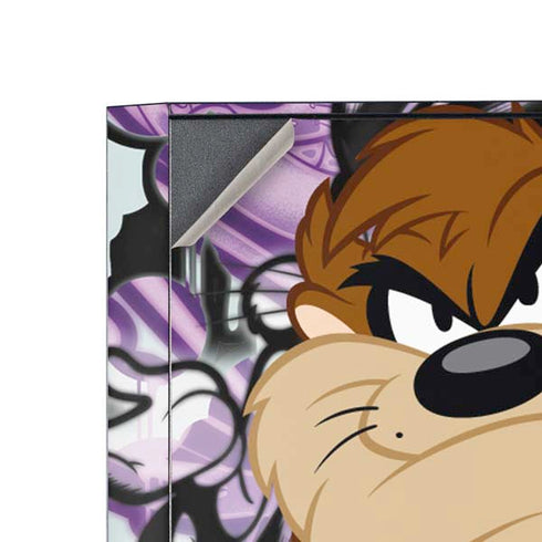 Looney Tunes Splatter Paint Tasmanian Devil Corsair 4000D Tempered Glass Mid-Tower ATX Case Skin