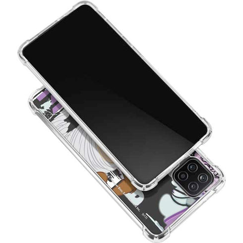 Looney Tunes Splatter Paint Tasmanian Devil Galaxy A12 Clear Case