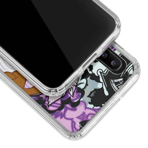 Looney Tunes Splatter Paint Tasmanian Devil Galaxy A20 Clear Case