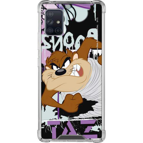 Looney Tunes Splatter Paint Tasmanian Devil Galaxy A51 5G Clear Case