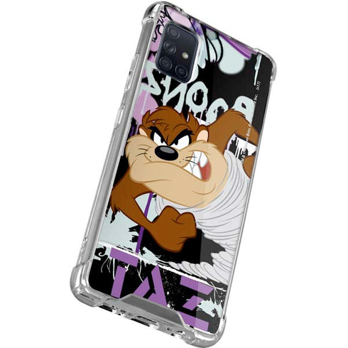 Looney Tunes Splatter Paint Tasmanian Devil Galaxy A51 5G Clear Case