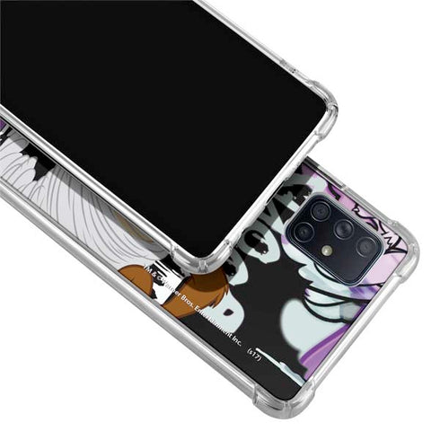 Looney Tunes Splatter Paint Tasmanian Devil Galaxy A71 5G Clear Case