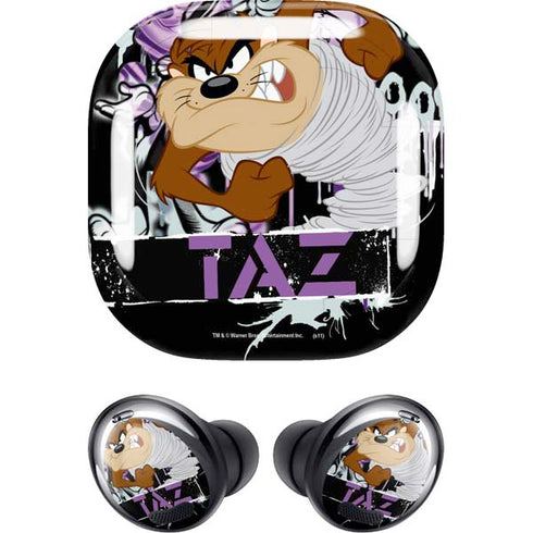 Looney Tunes Splatter Paint Tasmanian Devil Galaxy Buds Pro Skin