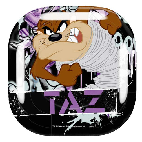 Looney Tunes Splatter Paint Tasmanian Devil Galaxy Buds Pro Skin