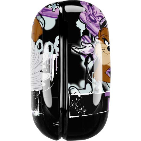 Looney Tunes Splatter Paint Tasmanian Devil Galaxy Buds Pro Skin