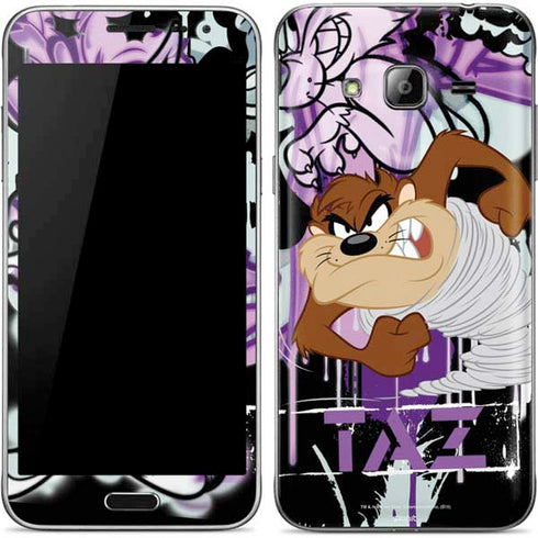 Looney Tunes Splatter Paint Tasmanian Devil Galaxy J3 Skin