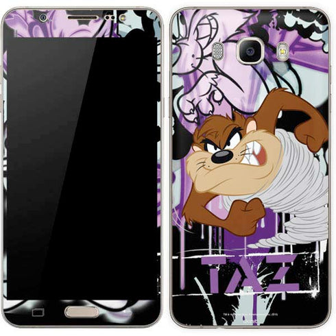 Looney Tunes Splatter Paint Tasmanian Devil Galaxy J7 Skin