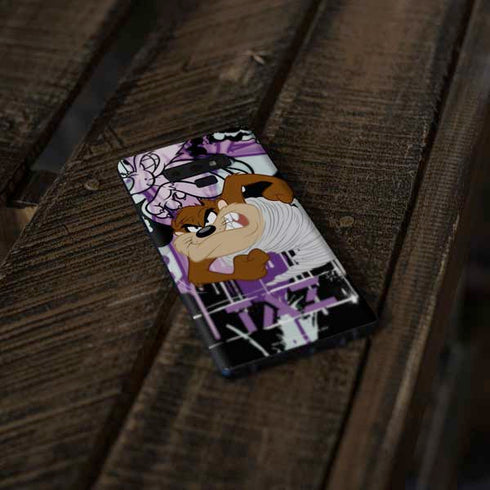 Looney Tunes Splatter Paint Tasmanian Devil Galaxy Note 9 Skin