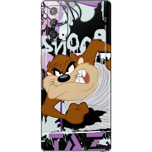Looney Tunes Splatter Paint Tasmanian Devil Galaxy Note20 5G Skin