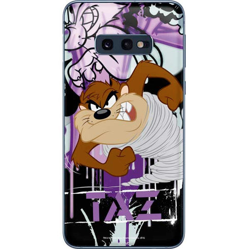 Looney Tunes Splatter Paint Tasmanian Devil Galaxy S10e Skin