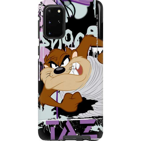Looney Tunes Splatter Paint Tasmanian Devil Galaxy S20 Plus Pro Case