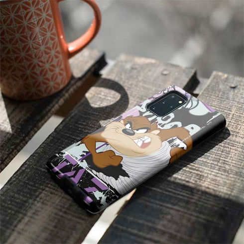 Looney Tunes Splatter Paint Tasmanian Devil Galaxy S20 Plus Pro Case
