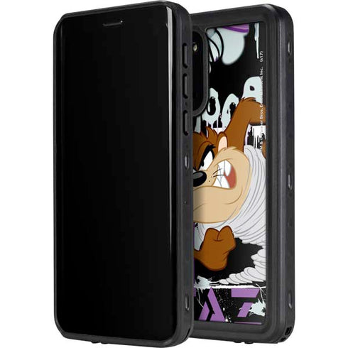 Looney Tunes Splatter Paint Tasmanian Devil Galaxy S20 Plus Waterproof Case