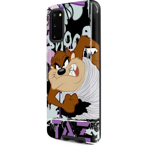 Looney Tunes Splatter Paint Tasmanian Devil Galaxy S20 Pro Case