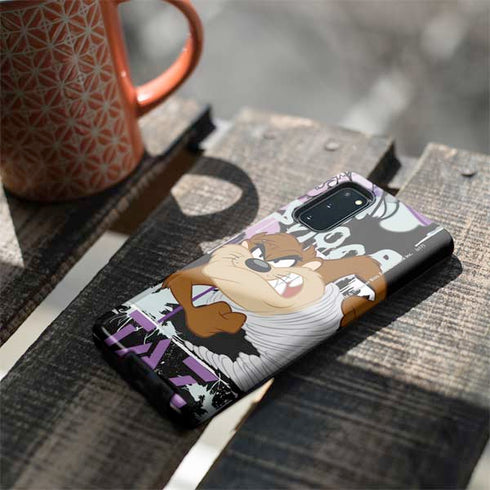 Looney Tunes Splatter Paint Tasmanian Devil Galaxy S20 Pro Case