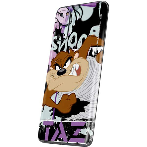Looney Tunes Splatter Paint Tasmanian Devil Galaxy S20 Skin