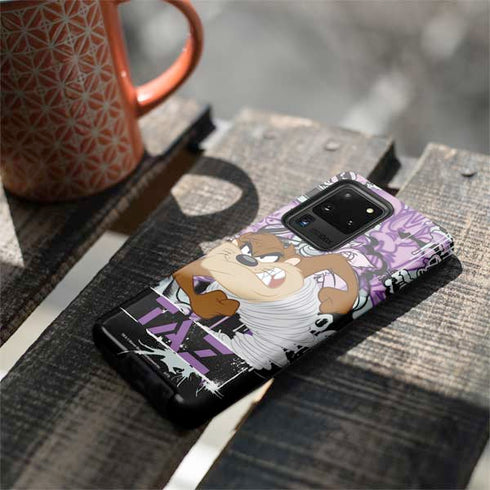 Looney Tunes Splatter Paint Tasmanian Devil Galaxy S20 Ultra 5G Pro Case