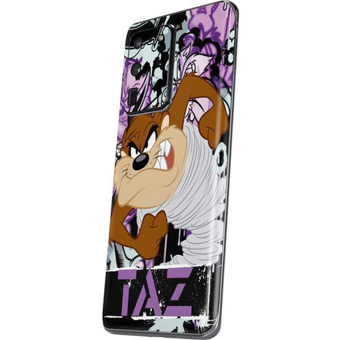 Looney Tunes Splatter Paint Tasmanian Devil Galaxy S20 Ultra 5G Skin