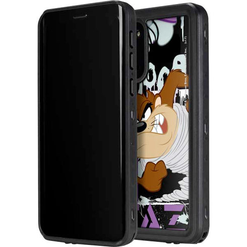 Looney Tunes Splatter Paint Tasmanian Devil Galaxy S20 Waterproof Case
