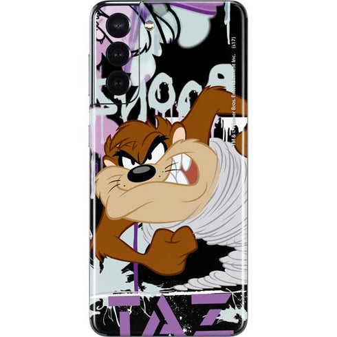 Looney Tunes Splatter Paint Tasmanian Devil Galaxy S21 5G Skin