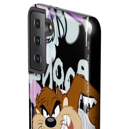 Looney Tunes Splatter Paint Tasmanian Devil Galaxy S21 Plus 5G Pro Case