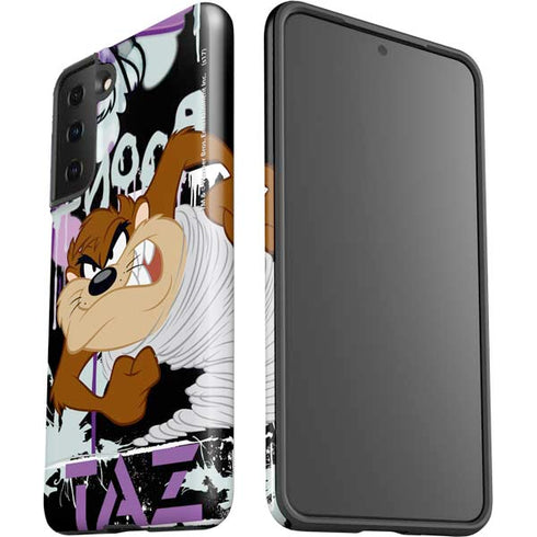 Looney Tunes Splatter Paint Tasmanian Devil Galaxy S21 Plus 5G Pro Case