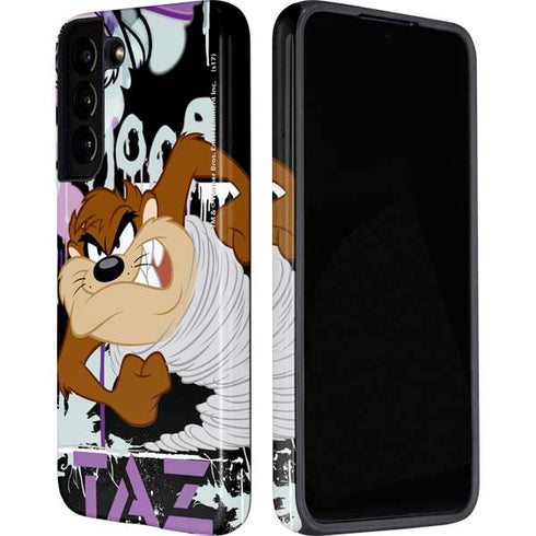 Looney Tunes Splatter Paint Tasmanian Devil Galaxy S22 Pro Case