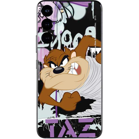 Looney Tunes Splatter Paint Tasmanian Devil Galaxy S22 Skin